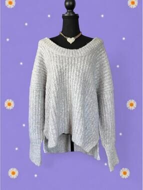 Vintage Y2K Free People Oversized Slouchy Chunky Knit Sweater size Small